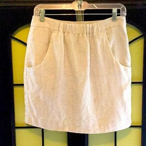 Loft linen skirt